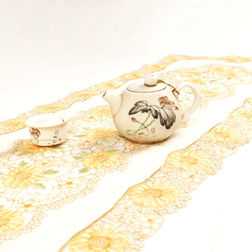 Дешевая модная ткань золотой свадебный стол, бегун, оптом
